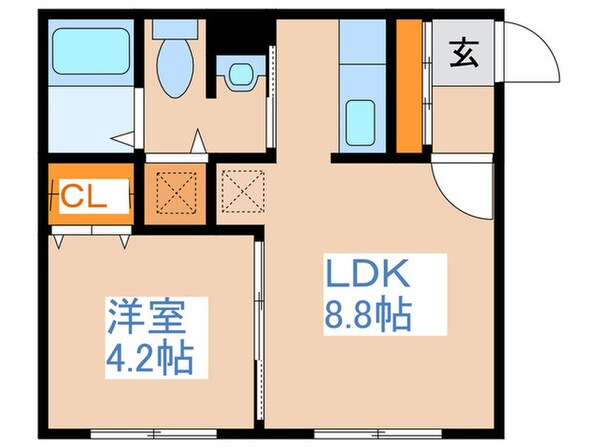 ブランノワールネージュⅠの物件間取画像